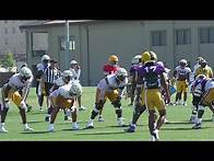 Video thumbnail for HIGHLIGHTS: LSU football practice, August 21, 2024