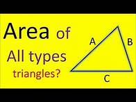 Video thumbnail for triangles area calculation