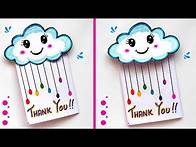 Video thumbnail for Easy and Beautiful Thank you Card | How to make Thank you card | Thank you Gift Card | Thanks Card