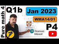 Video thumbnail for Jan 2023/P4 | WMA14/01 | Q.No.1b | Binomial expansion | IAL Pearson Edexcel