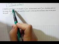 Video thumbnail for Fractions: Word Problems with Mixed Numbers