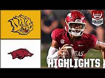 Video thumbnail for Arkansas-Pine Bluff Golden Lions vs. Arkansas Razorbacks | Full Game Highlights | ESPN CFB