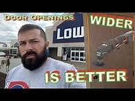 Video thumbnail for how to widen door openings