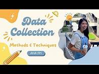 Video thumbnail for DATA COLLECTION METHODS AND TOOLS IN QUANTITATIVE RESEARCH