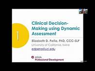 Video thumbnail for Dynamic Assessment: Module 4