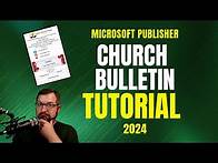 Video thumbnail for Church Bulletins: How to Create Them Using Microsoft Publisher 2024 | [FREE TEMPLATE]