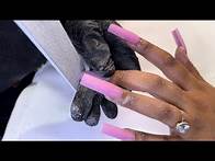 Video thumbnail for Acrylic Nails Tutorial | How to do a full set of nails | nails for beginners