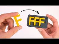 Video thumbnail for Try to fit 4 letters F in the frame | Impossible or Easy?