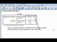 Video thumbnail for Spearman's correlation in SPSS