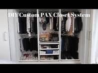 Video thumbnail for DIY Custom Closet Makeover & Organization | Ikea PAX System