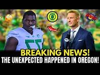 Video thumbnail for AMAZING COMEBACK:OREGON DUCKS SURPRISE FANS WITH UNBELIEVABLE PLAY!NEWS OREGON DUCKS FOOTBALL