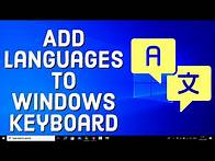 Video thumbnail for How to Add Languages to Your Windows 10 Keyboard