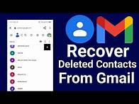 Video thumbnail for How To Recover Deleted Contact from Gmail Account |Gmail se deleted number kese recover karai