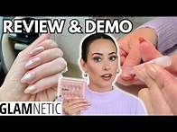 Video thumbnail for GLAMNETIC NAILS REVIEW & DEMO! Are they the best press on nails?