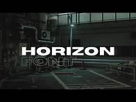 Video thumbnail for Horizon Wide Sans Serif Font Free Download
