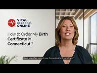Video thumbnail for How to Order Your Birth Certificate in Connecticut | Vital Records Online