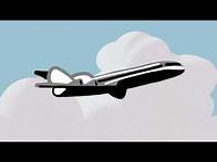 Video thumbnail for a Clip Art Airplane Soaring through a Pixelated Sky (1987) | REMASTERED