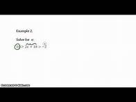 Video thumbnail for grade 10 equations and inequalities inequalities