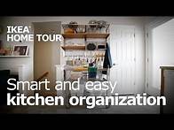 Video thumbnail for Smart & Easy Kitchen Storage & Organization - IKEA Home Tour
