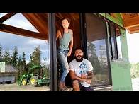Video thumbnail for Installing Our Massive 3 Panel Sliding Glass Entry Door | Building Our Home In The Mountains