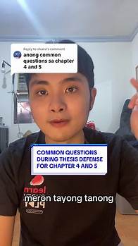 Video thumbnail for Common Questions for Thesis Defense: Chapters 4 and 5