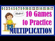 Video thumbnail for Distance Learning - 10 MULTIPLICATION GAMES