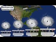 Video thumbnail for Hurricane Size Comparison