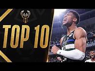 Video thumbnail for Giannis Top 10 Plays From The 2021 NBA Finals 🏆