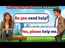 Video thumbnail for English Speaking Practice - 150 Simple Present Questions and Answers