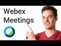 Video thumbnail for How to use Webex Meetings - Tutorial