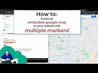 Video thumbnail for Google map with multiple markers