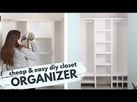 Video thumbnail for Build a DIY Closet Organizer for Cheap (less than $75!)