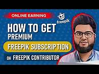 Video thumbnail for What is Freepik? FreePik Premium Images | How to get freepik Premium or Freepik subscription