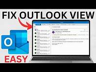 Video thumbnail for How to Change Outlook View Back to Normal - 2025