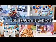 Video thumbnail for *NEW* DIY KIDS PARTY PREP WITH ME 2021 // DIY BLUEY THEMED BIRTHDAY // PARTY DECOR CAKE & FOOD IDEAS
