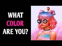 Video thumbnail for WHAT COLOR ARE YOU? Personality Test Quiz - 1 Million Tests