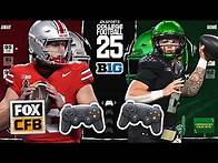 Video thumbnail for Ohio State Buckeyes vs. Oregon Ducks | 2024 CFP | College Football 25 Simulation