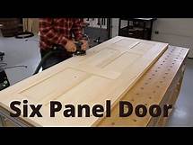 Video thumbnail for Building a six panel pine door