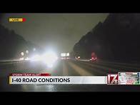 Video thumbnail for I-40 road conditions in central North Carolina