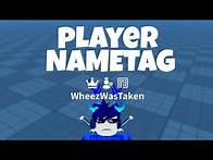 Video thumbnail for How to Make a NAMETAG System in ROBLOX!