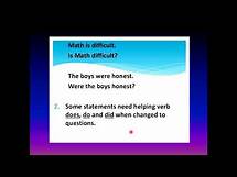 Video thumbnail for Changing of Statement into Question