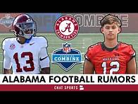 Video thumbnail for Alabama Football Rumors: 9 Invited to 2025 NFL Combine + 2027 QB Trent Seaborn Rumors
