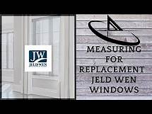 Video thumbnail for Measuring for Replacement Jeld Wen Windows
