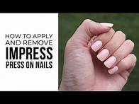 Video thumbnail for How to Apply Impress Nails | Press on Nails that Last 2 Weeks