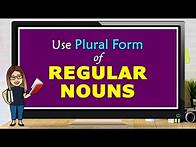 Video thumbnail for USE PLURAL FORM OF REGULAR NOUNS