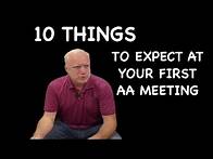 Video thumbnail for 10 Things to Expect at Your First AA Meeting