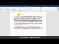Video thumbnail for How to view or restore document version history :Tutorial