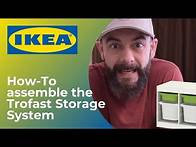 Video thumbnail for IKEA Trofast Storage System 🗄️ | How to assemble tutorial