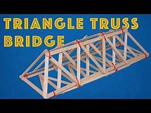 Video thumbnail for Young Engineers: Triangle Truss Bridge - Simple and Strong Engineering Project for Kids