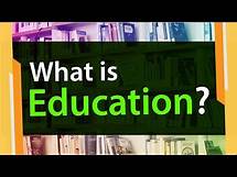 Video thumbnail for What is Meaning of Education? | Derivation Explained | Information Video